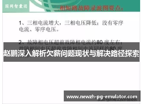赵鹏深入解析欠薪问题现状与解决路径探索 赵鹏深入解析欠薪问题现状与解决路径探索